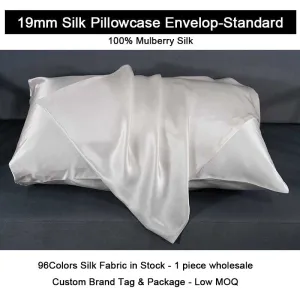 19 Momme Silk Pillowcase - Envelope - Standard size - custom and wholesale