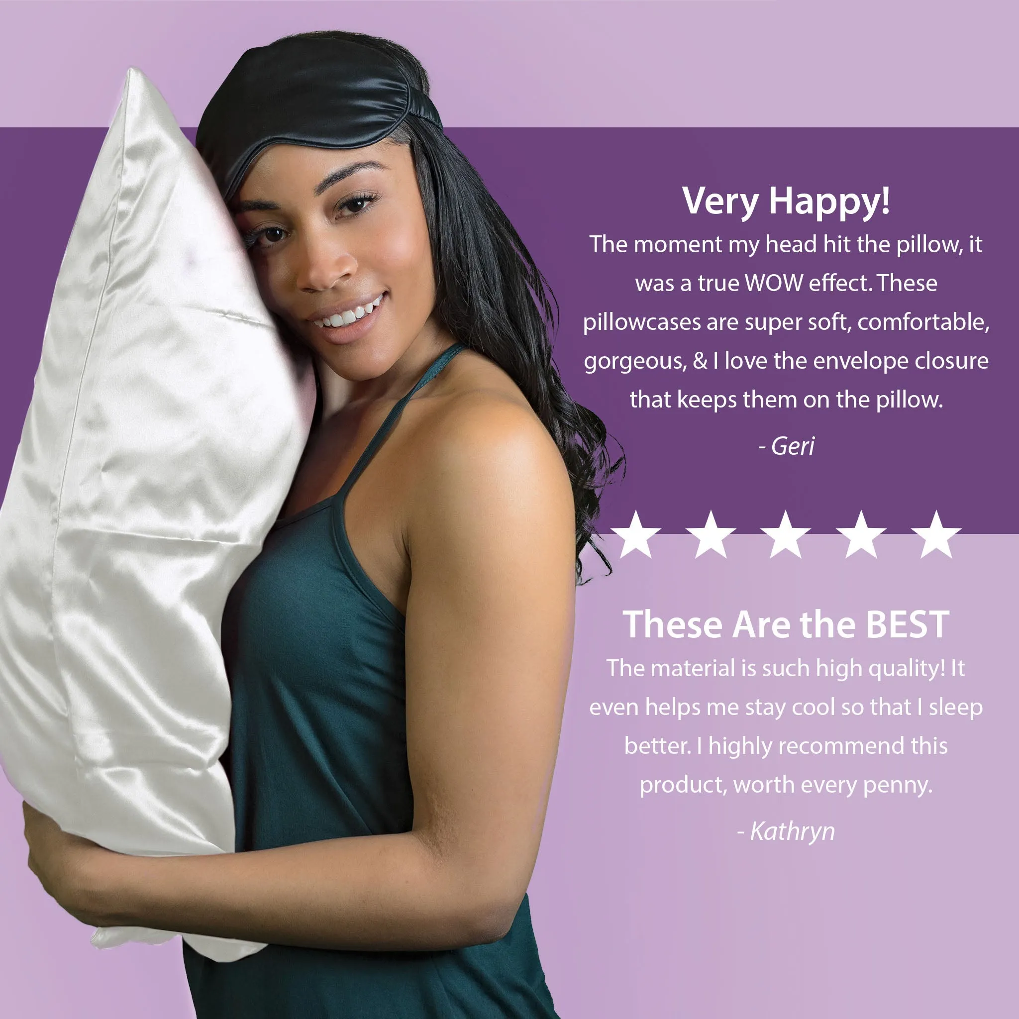 22 Momme Silk Pillowcase - White