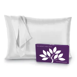 22 Momme Silk Pillowcase - White