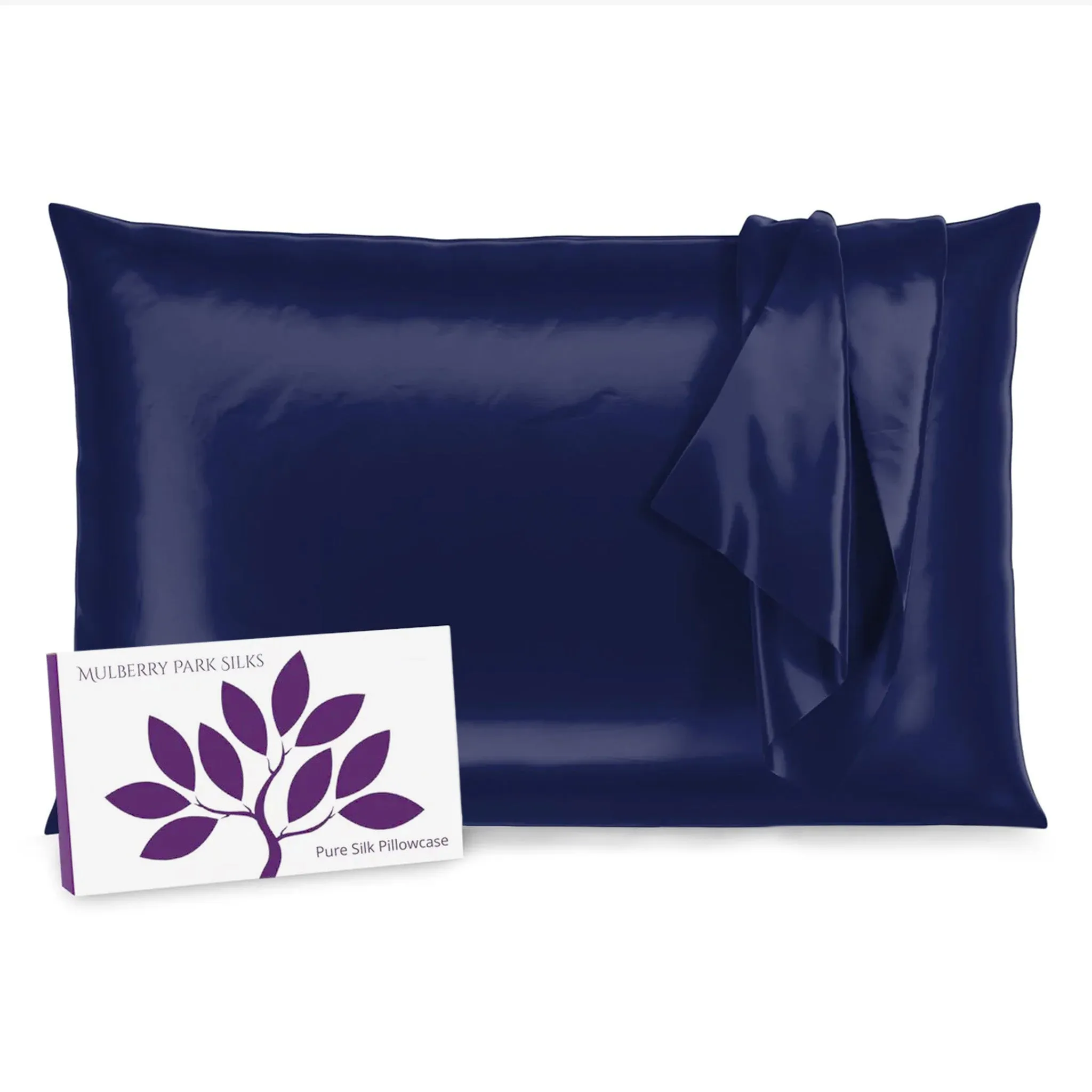 30 Momme Silk Pillowcase - Navy