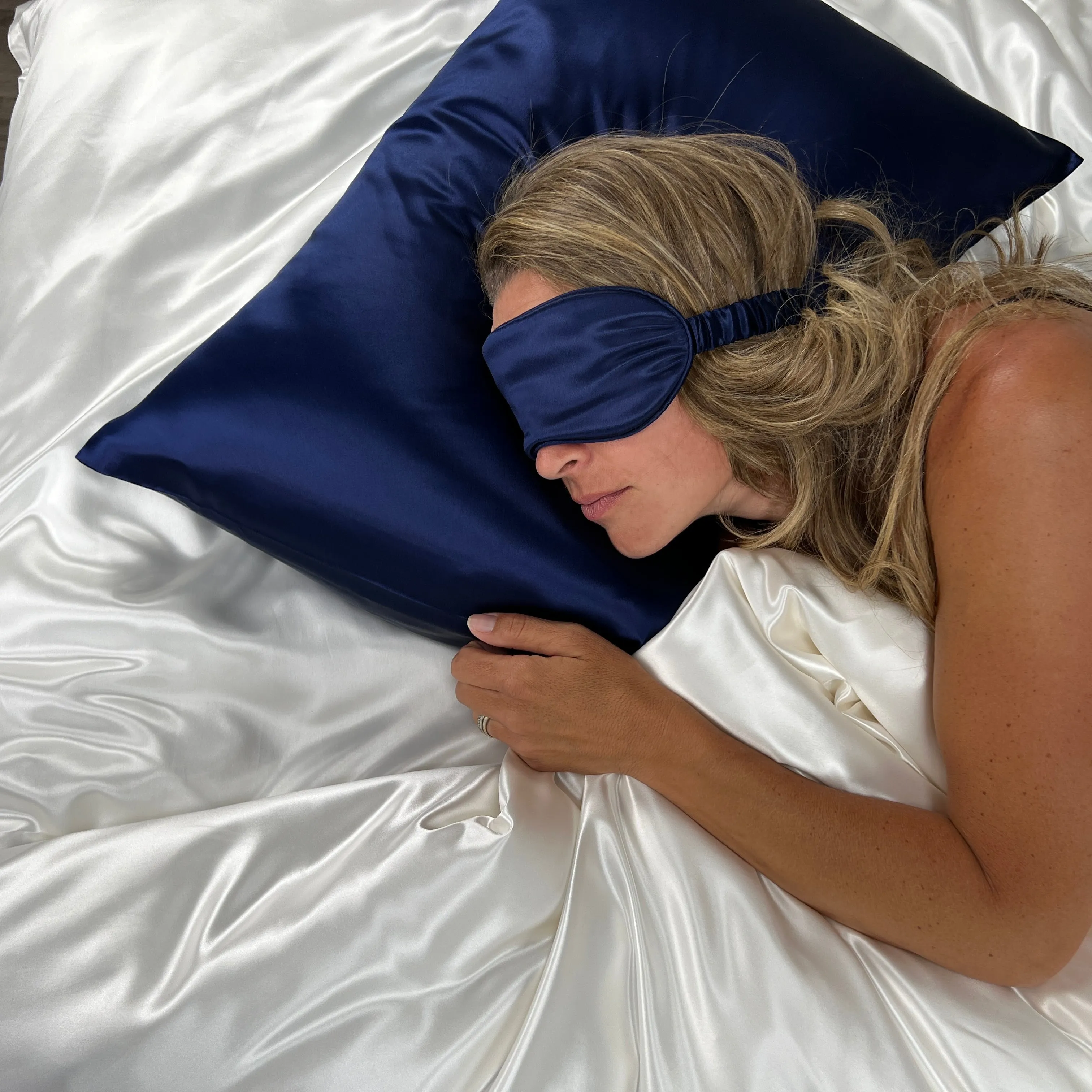 30 Momme Silk Pillowcase - Navy