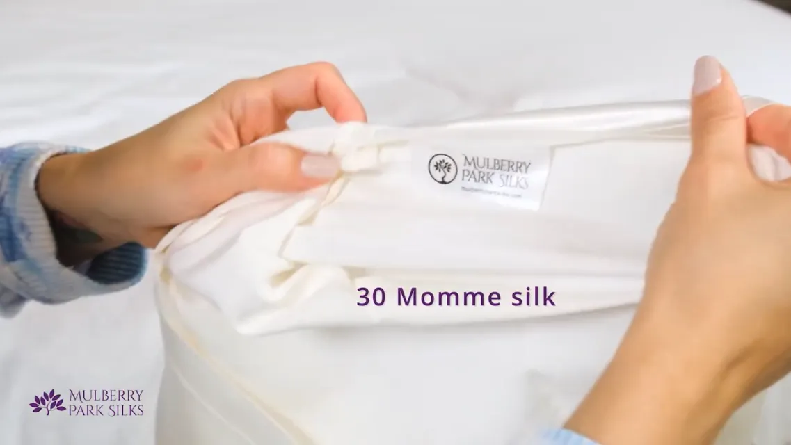 30 Momme Silk Pillowcase - White