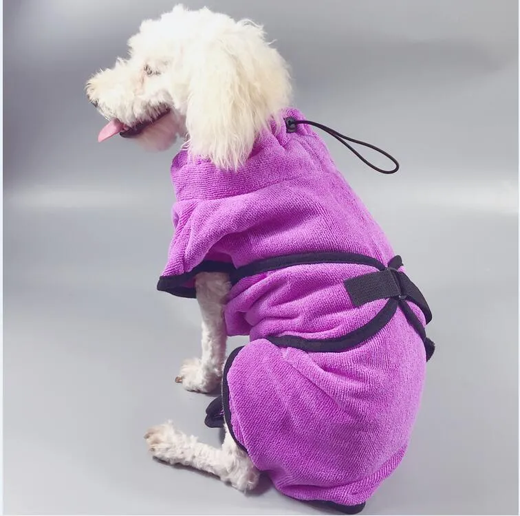Absorbent Soft Dog's Adjustable Towel