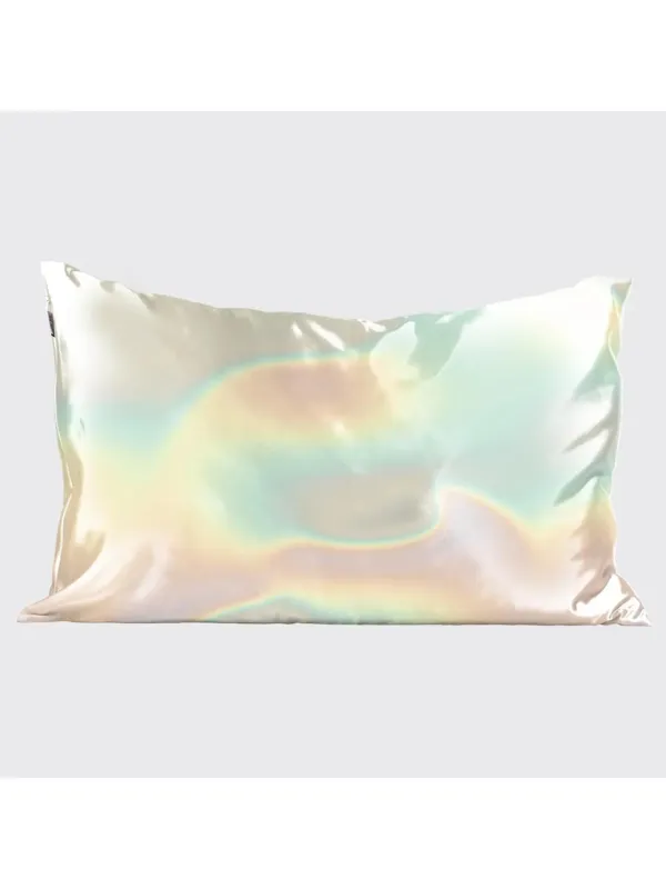Aura Standard Satin Pillow Case by Kitsch