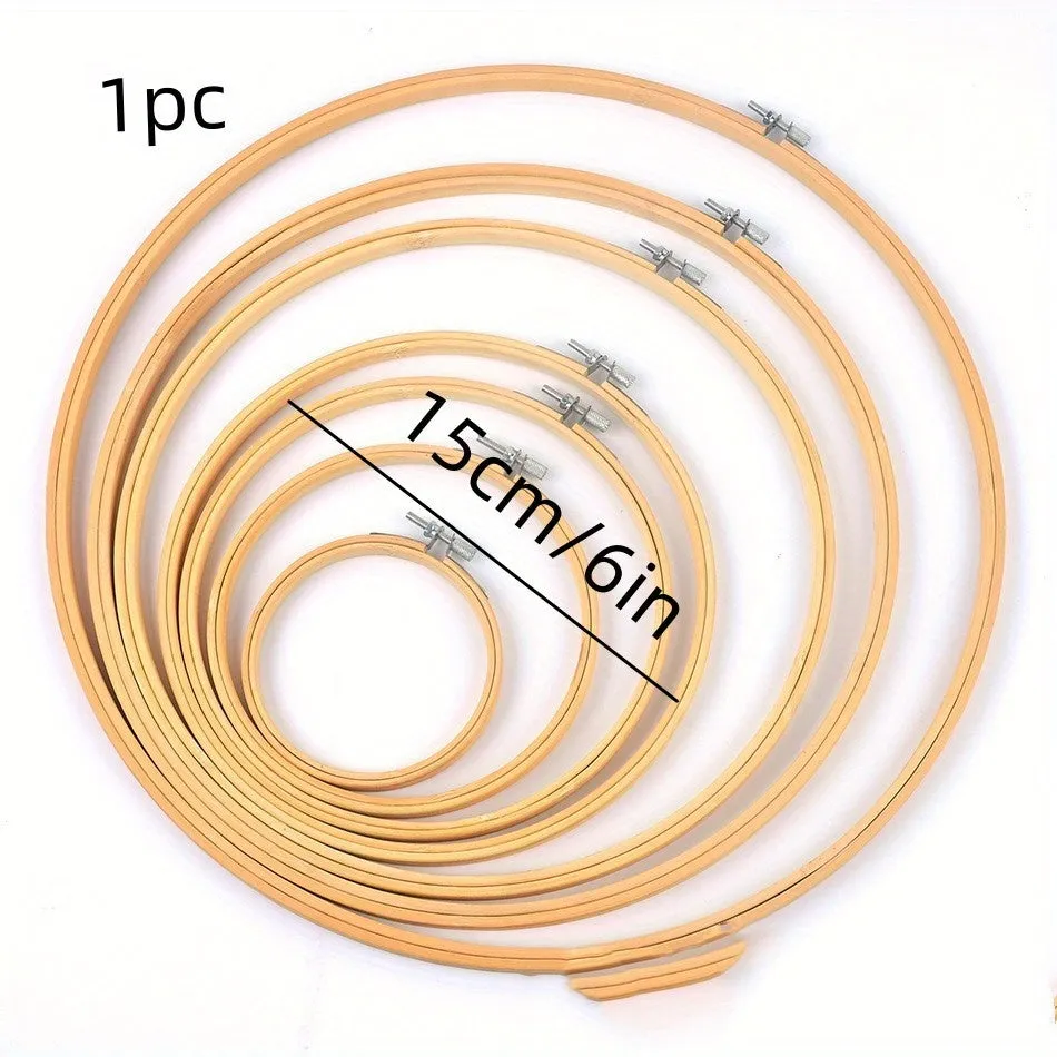 Bamboo Embroidery Hoop Tool for EcoFriendly Stitching