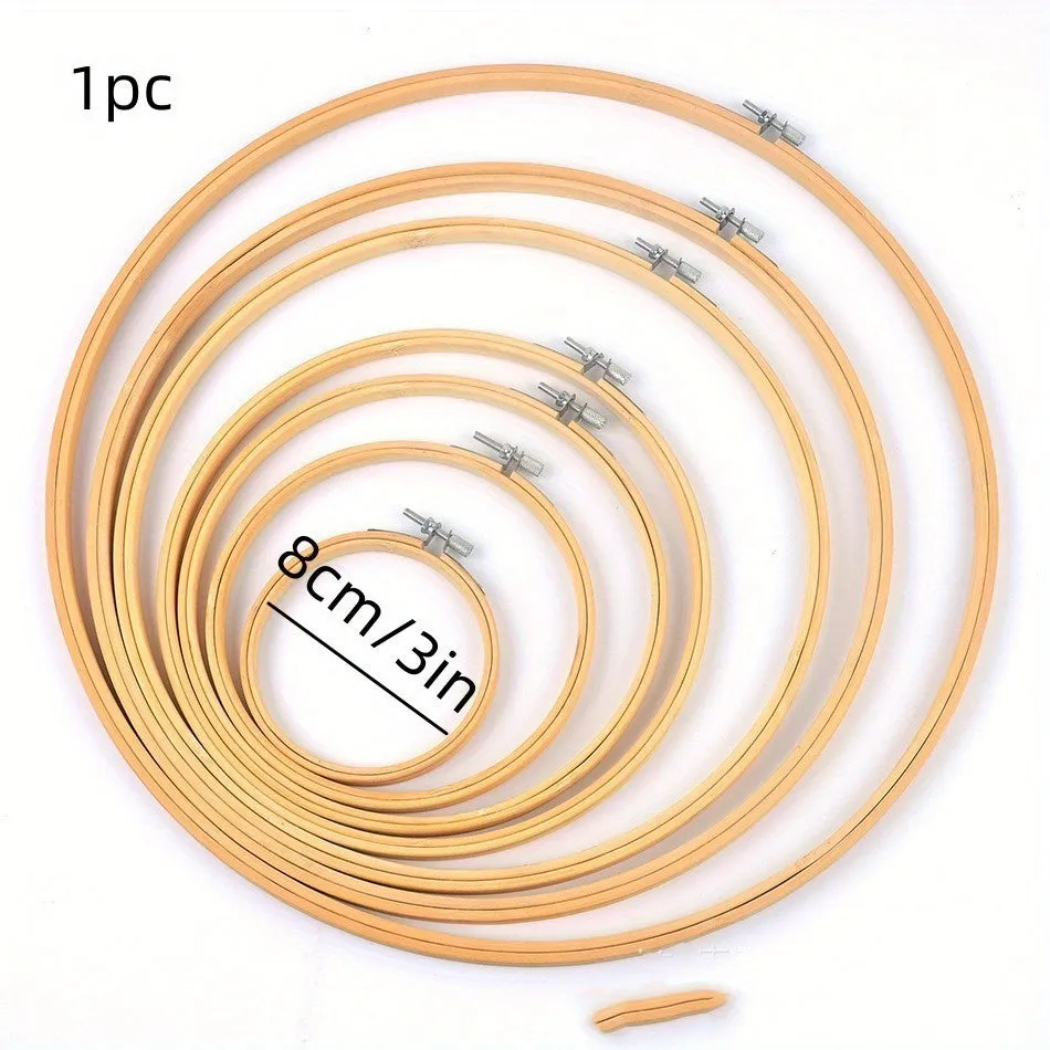 Bamboo Embroidery Hoop Tool for EcoFriendly Stitching