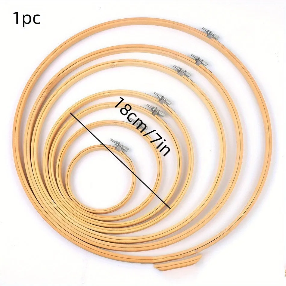 Bamboo Embroidery Hoop Tool for EcoFriendly Stitching