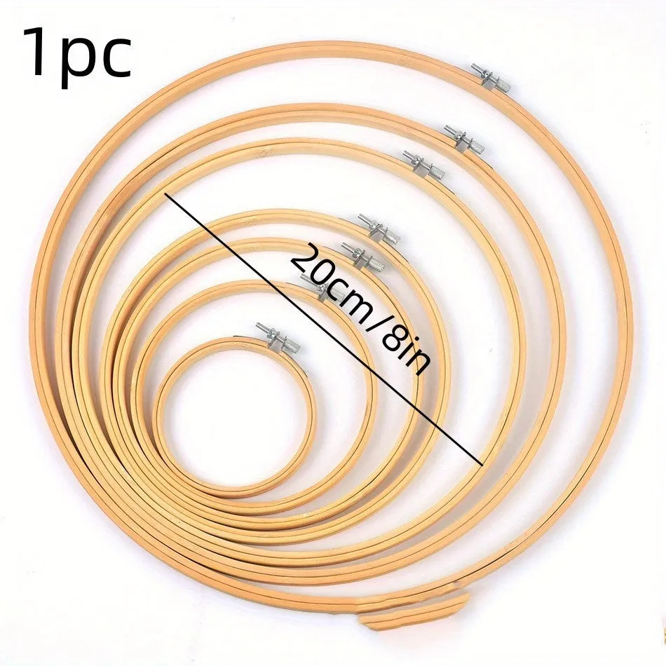 Bamboo Embroidery Hoop Tool for EcoFriendly Stitching