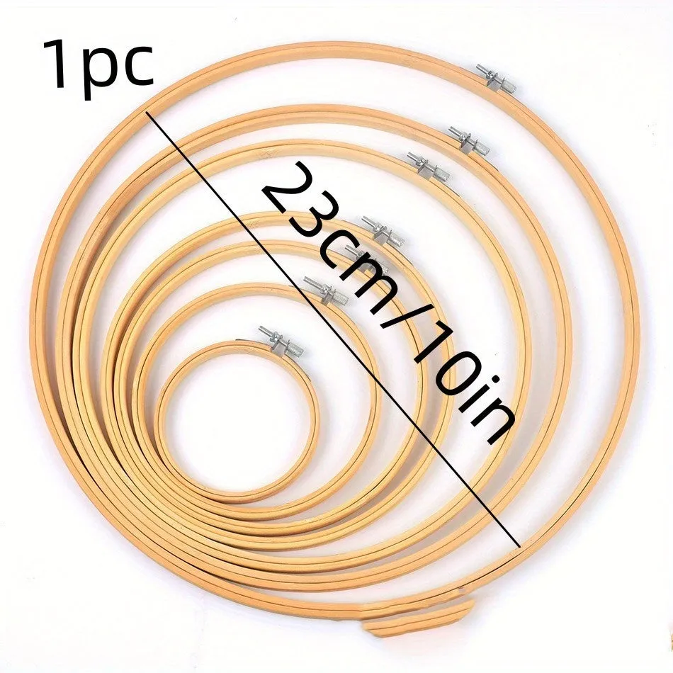 Bamboo Embroidery Hoop Tool for EcoFriendly Stitching