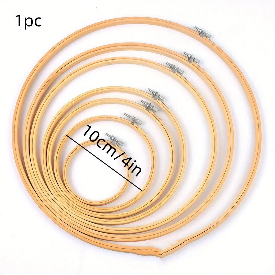 Bamboo Embroidery Hoop Tool for EcoFriendly Stitching