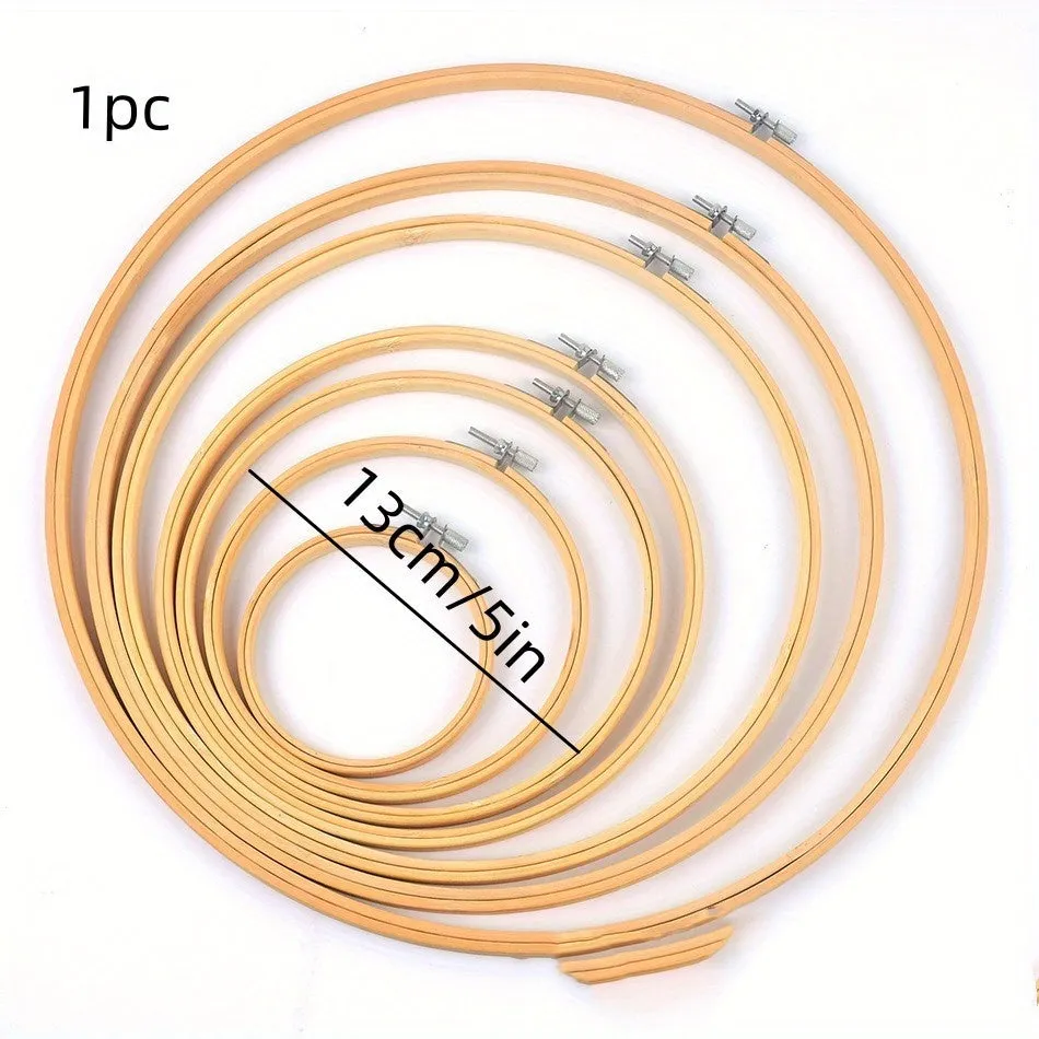 Bamboo Embroidery Hoop Tool for EcoFriendly Stitching