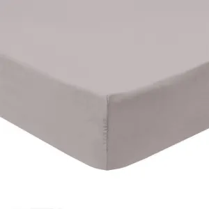 Bamboo Solid Fitted Sheet Feather