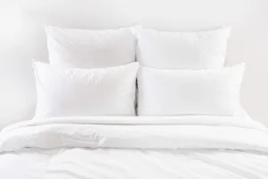 Basics Luxury Cotton-Rich Duvet Set Soft and Durable Bedding Available in Single Double King Super King Sizes Elegant Color Options by OLIVIA ROCCO