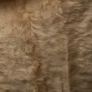 Beige Faux Fur Fabric