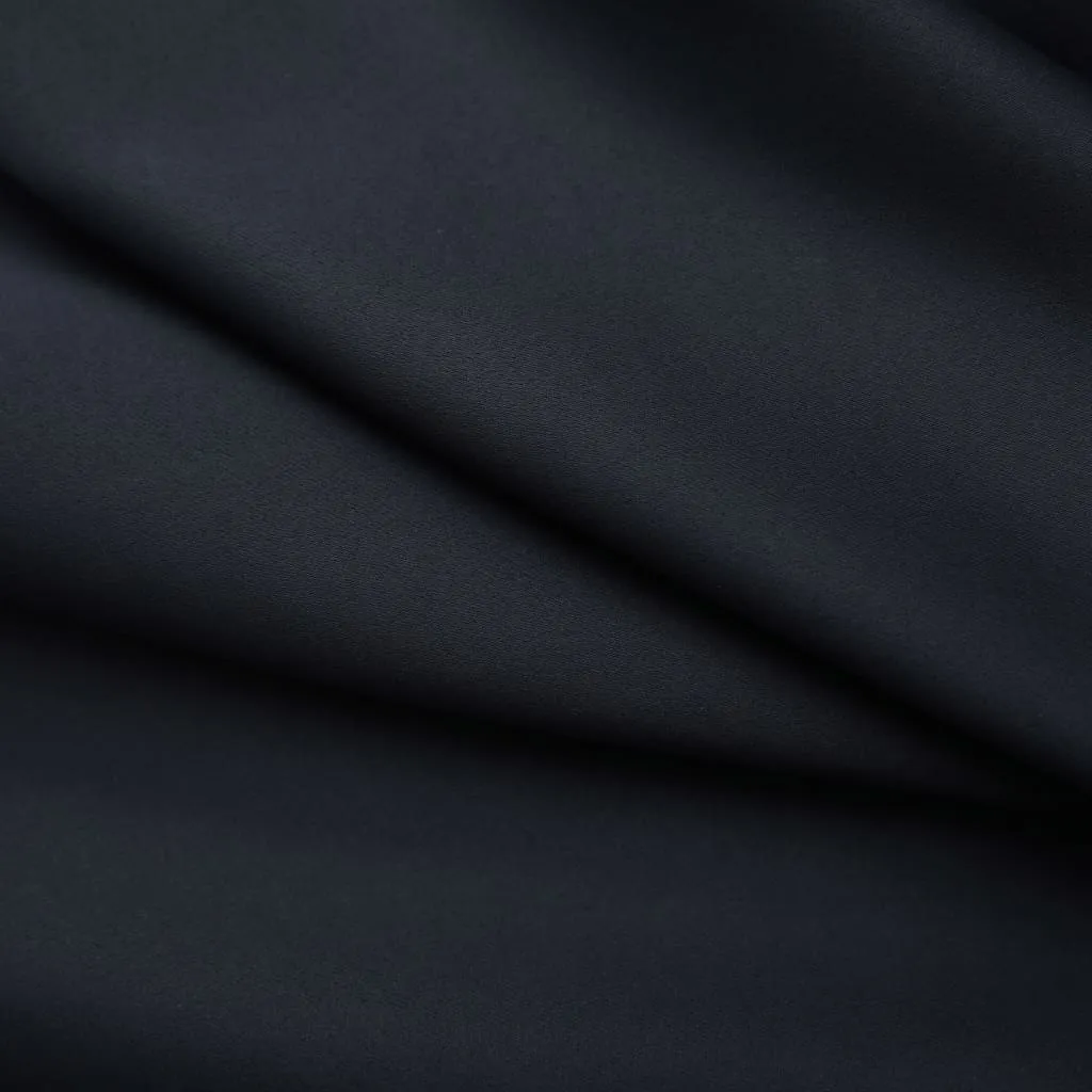 Blackout Curtains with Hooks 2 pcs Black 140x175 cm