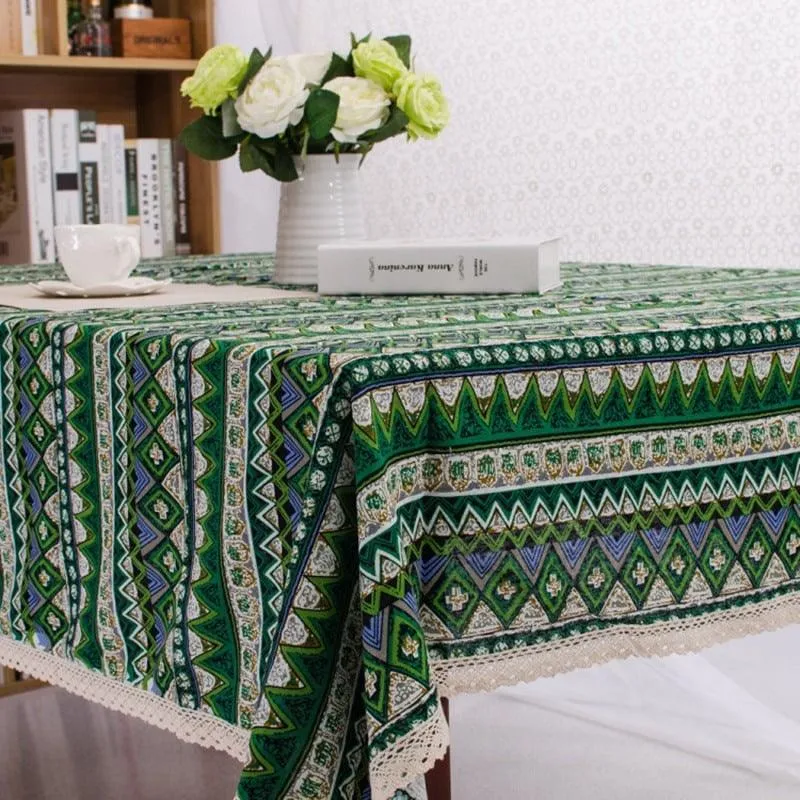 Bohemian Patterned Dining Tablecloth