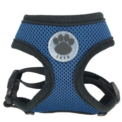 Breathable Paw Print Harness