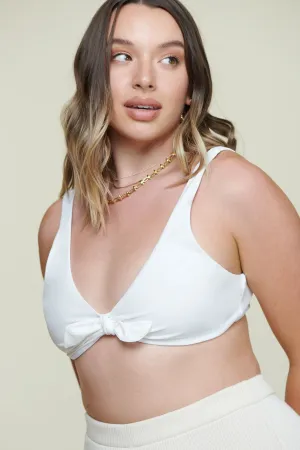 Carmela Tie Front Bikini Top