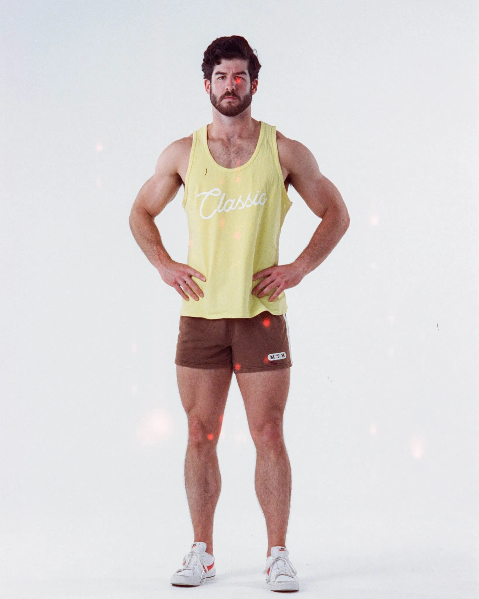 Classic Print Tank Top - Yellow