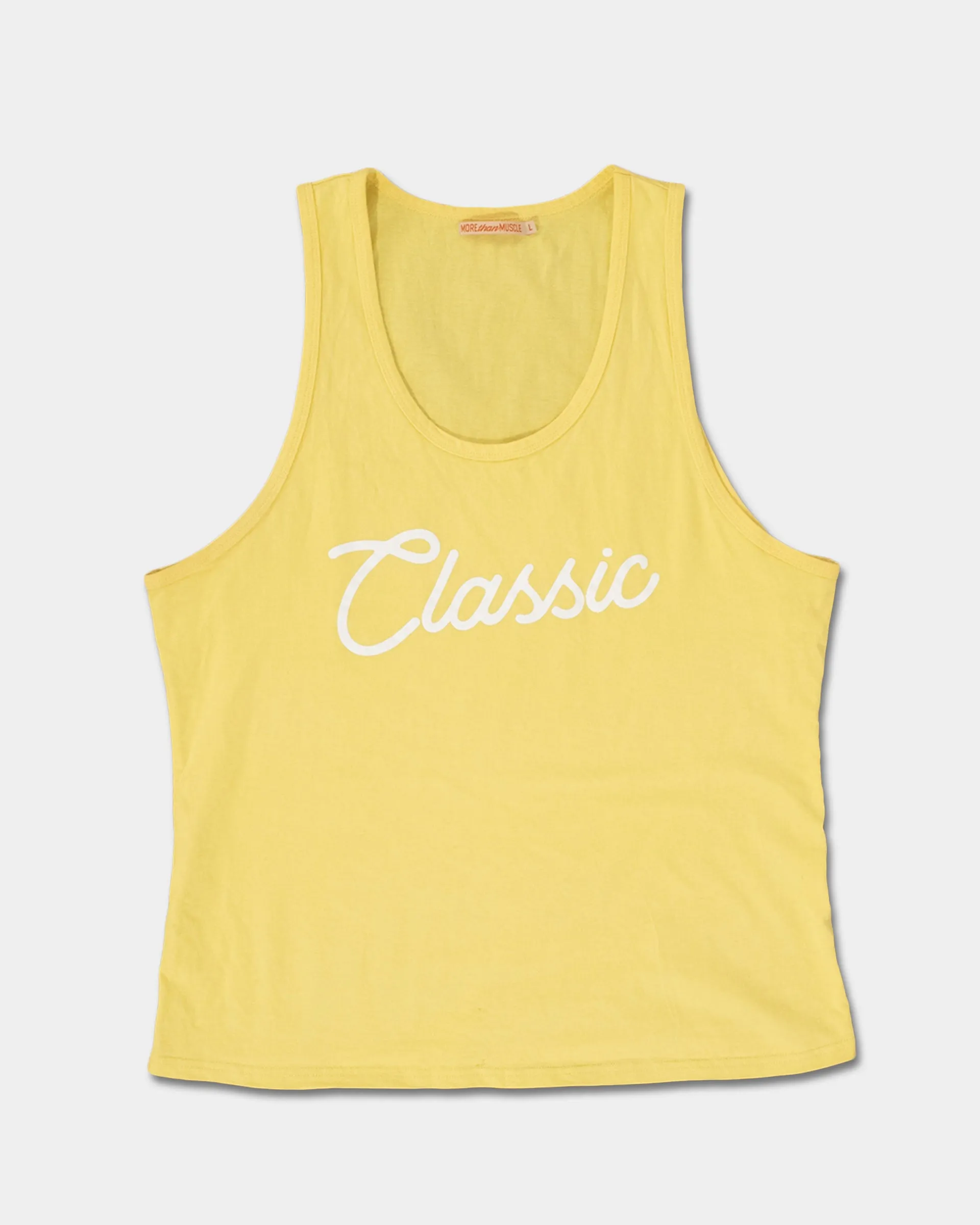 Classic Print Tank Top - Yellow