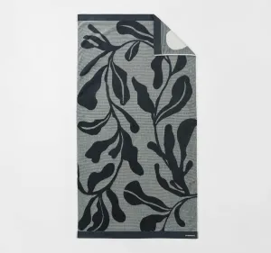 Cowrie Bay 95x175cm Beach Towel Carbon