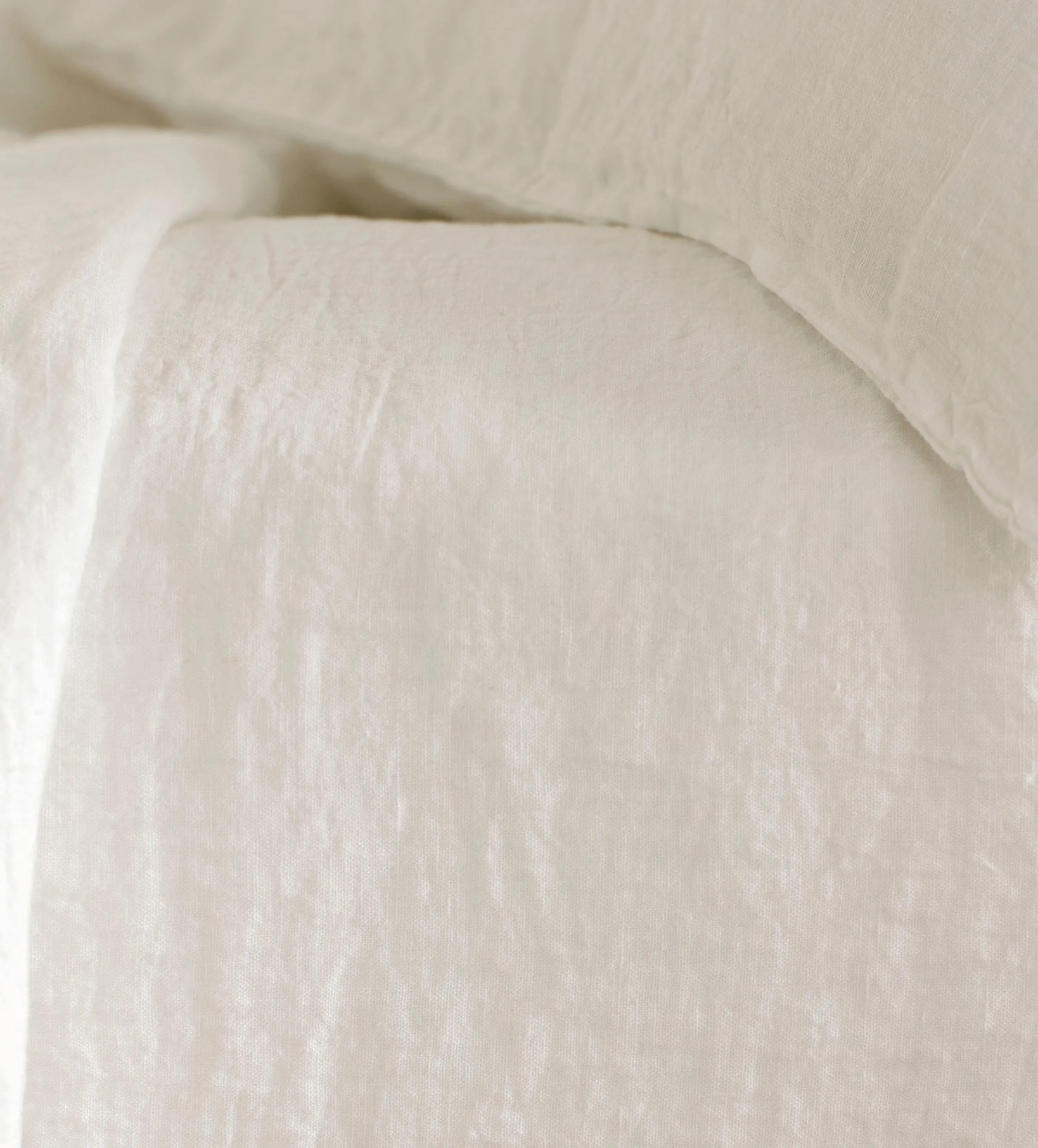 Cream 100% Linen Bed Linen
