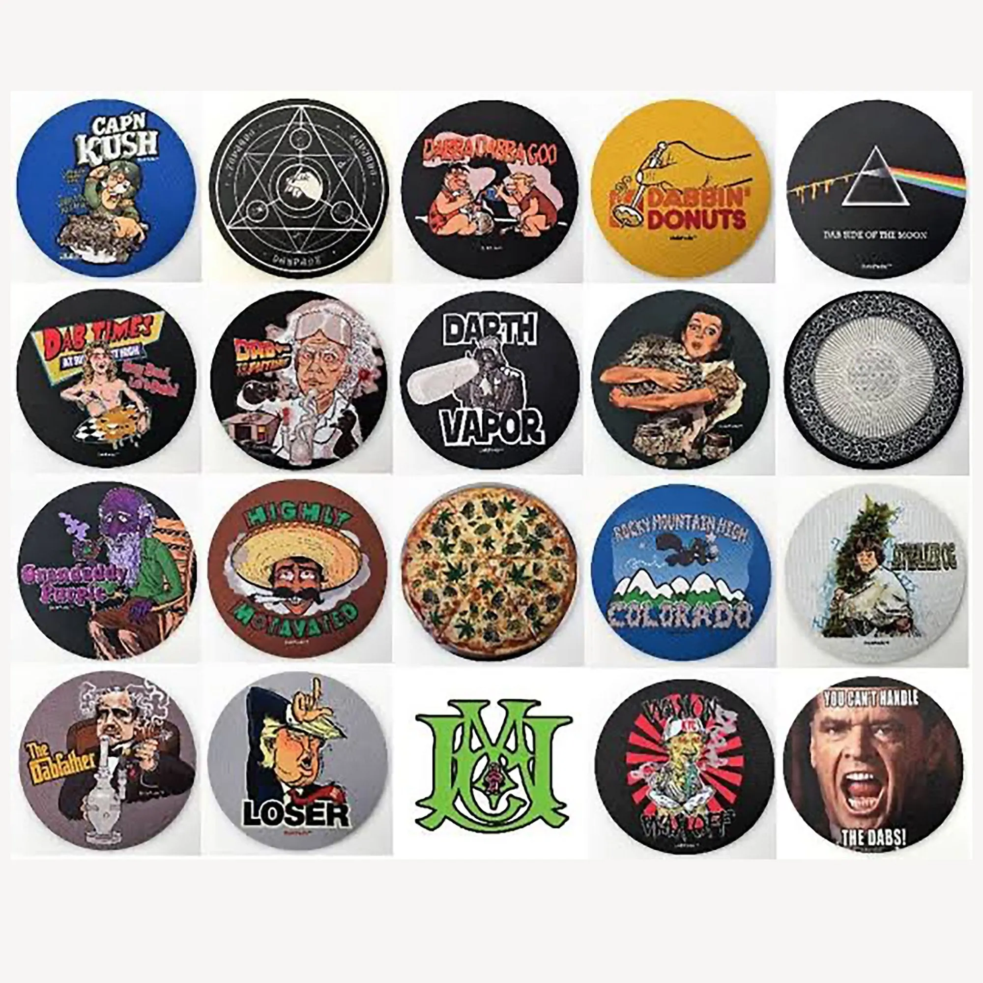 Dab Padz Round Fabric Top 8