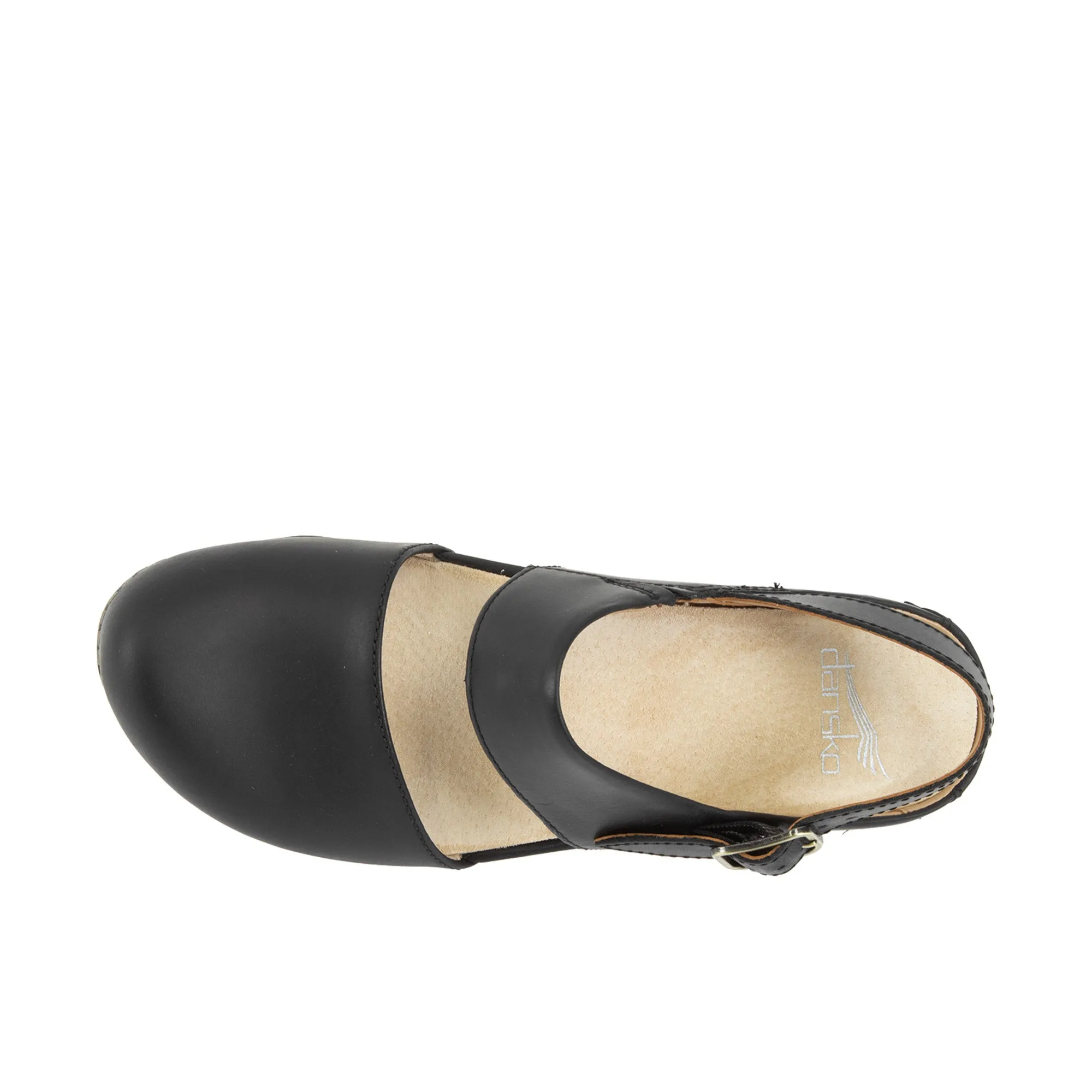 Dansko Womens Luna Lucia Black Oiled Pull Up
