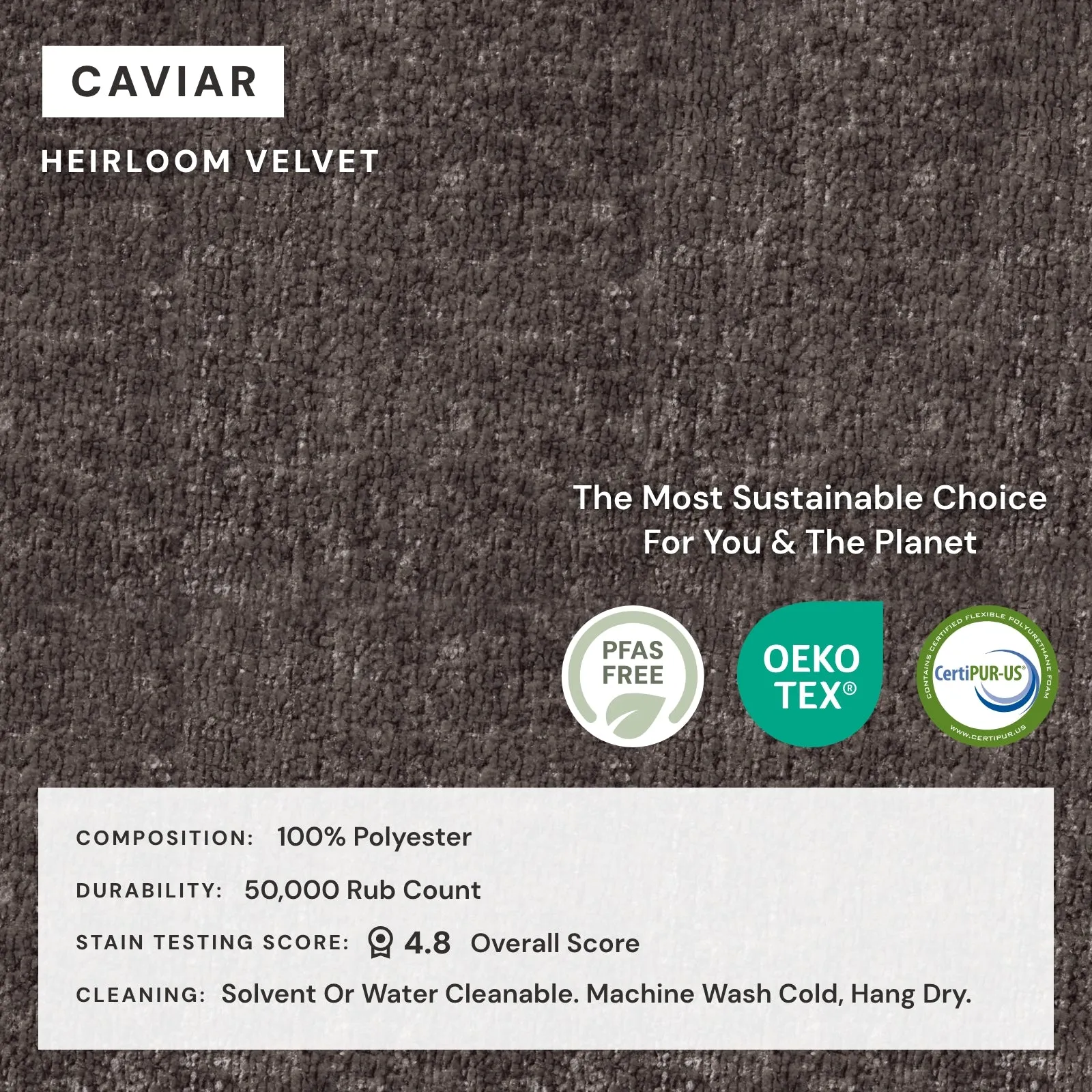 Elevate Comfort Layer for 5-Seater Open-Ends Corner Sectional in Caviar