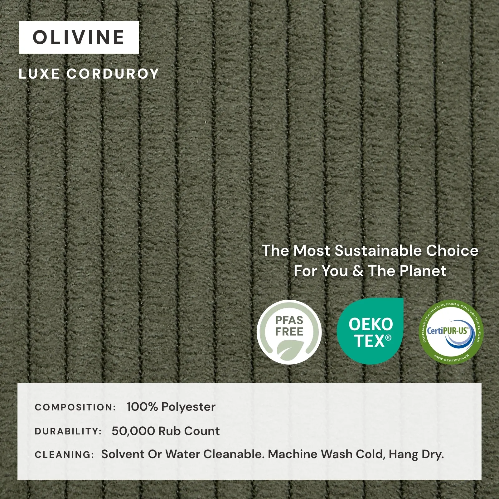 Elevate Comfort Layer for 7-Seater Corner Sectional   Bench Ottoman in Olivine