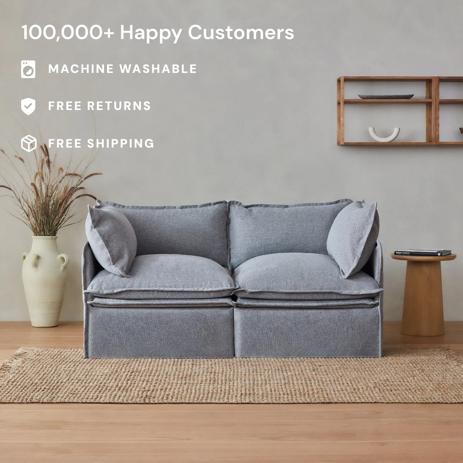 Elevate Comfort Layer for Ottoman in Rust