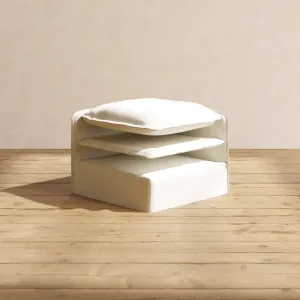 Elevate Comfort Layer Set for 3-Seater Sofa   Armchair Set | Plush Weave in Eggshell