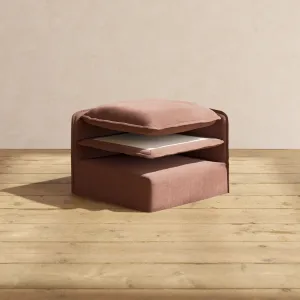 Elevate Comfort Layer Set for 6-Seater Open-Ends U-Sectional | Heirloom Velvet in Chestnut