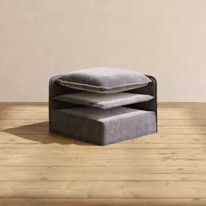 Elevate Comfort Layer Set for 6-Seater Open-Ends U-Sectional | Luxury Velvet in Cinder