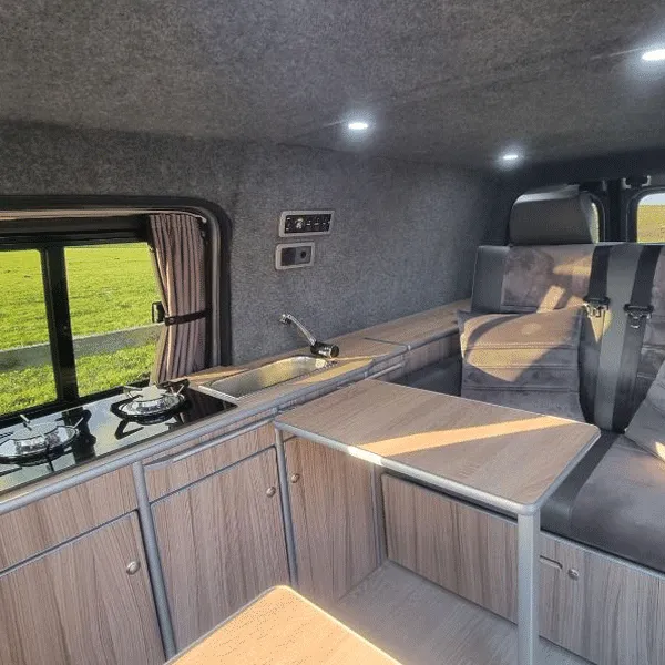 Fiat Scudo Premium Window Curtains - Black/Grey - CREATE YOUR OWN BUNDLE! Van-X