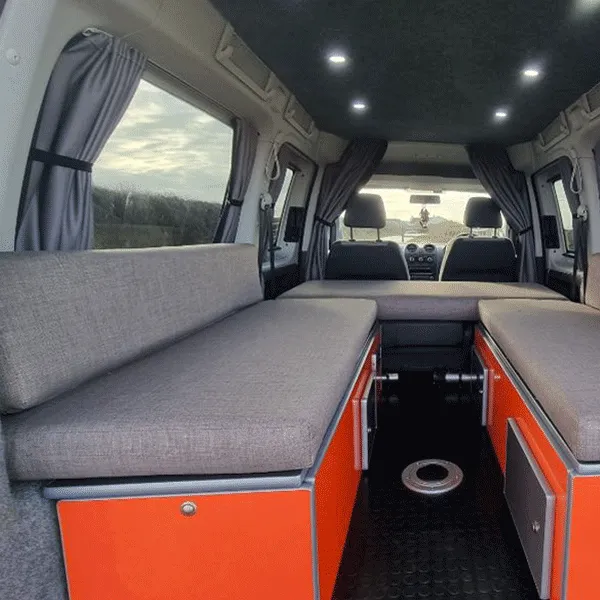 Fiat Scudo Premium Window Curtains - Black/Grey - CREATE YOUR OWN BUNDLE! Van-X