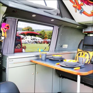 For Ford Transit MK7 Premium 1 x Side Window Curtains Campervan Conversion Parts Van-X