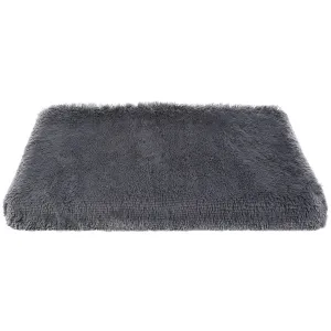 Fresh Fab Finds Dog Bed Soft Plush Cushion Cozy Warm Pet Crate Mat Dog Carpet Mattress with Long Plush for S/M Dogs