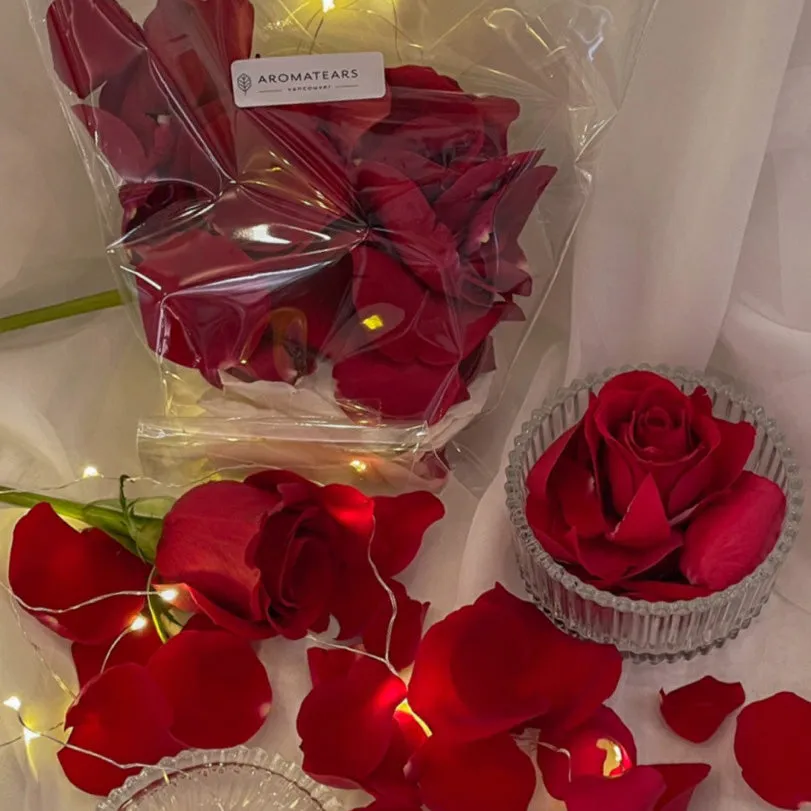 Fresh Rose Petal Soak