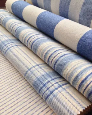 FUNC BLUE & WHITE STRIPED FABRIC