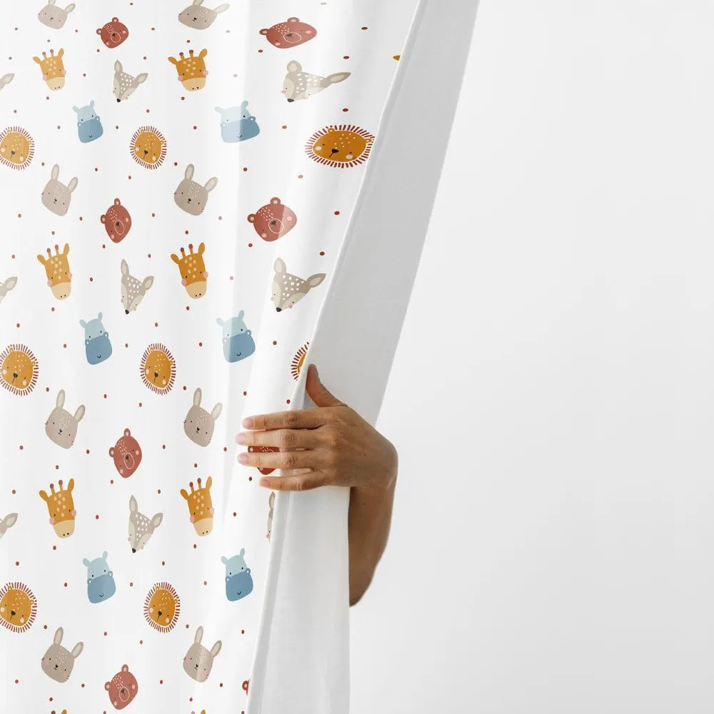 Furry Smiles Curtain Set