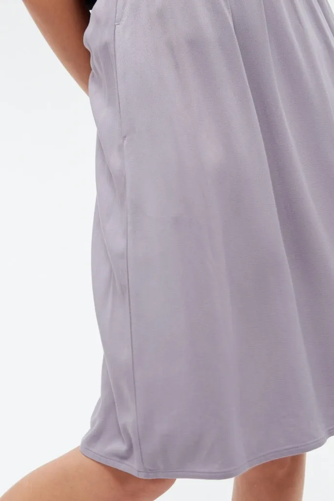 GBLEONIE Skirt lilac grey