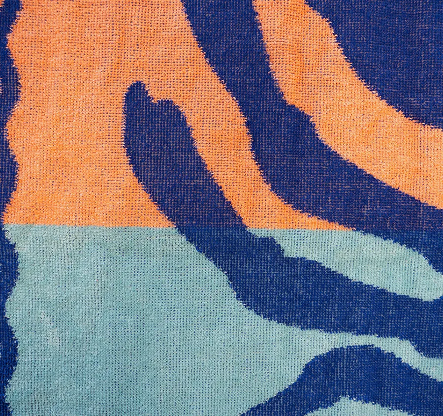 Jacquard 90x170cm Beach Towel Lobster