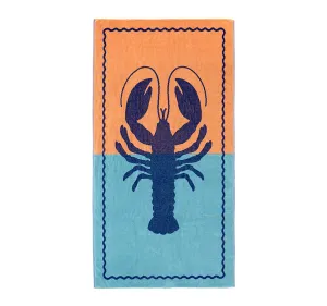 Jacquard 90x170cm Beach Towel Lobster
