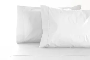 Jenny Mclean S'Allonger 1000tc Cotton Rich WHITE Sheet Set