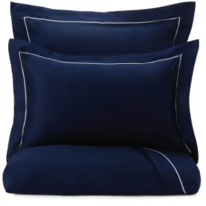 Karakol Pillowcase [Dark blue/Off-white]