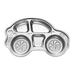 Kids Car Shape Stainless Steel Plate for Kids
