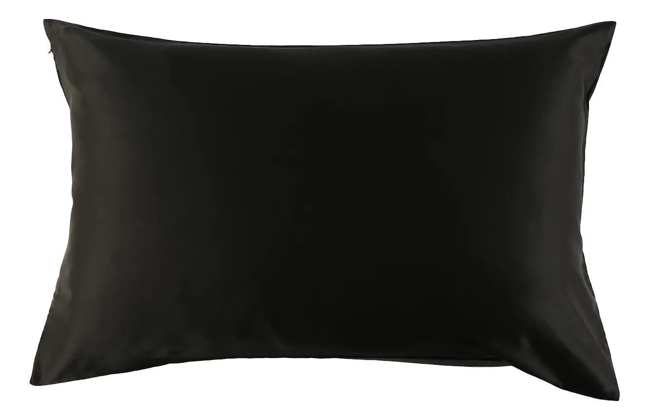 King Size - Silk Pillowcase Single-Sided with Cotton Underside Hidden Zipper