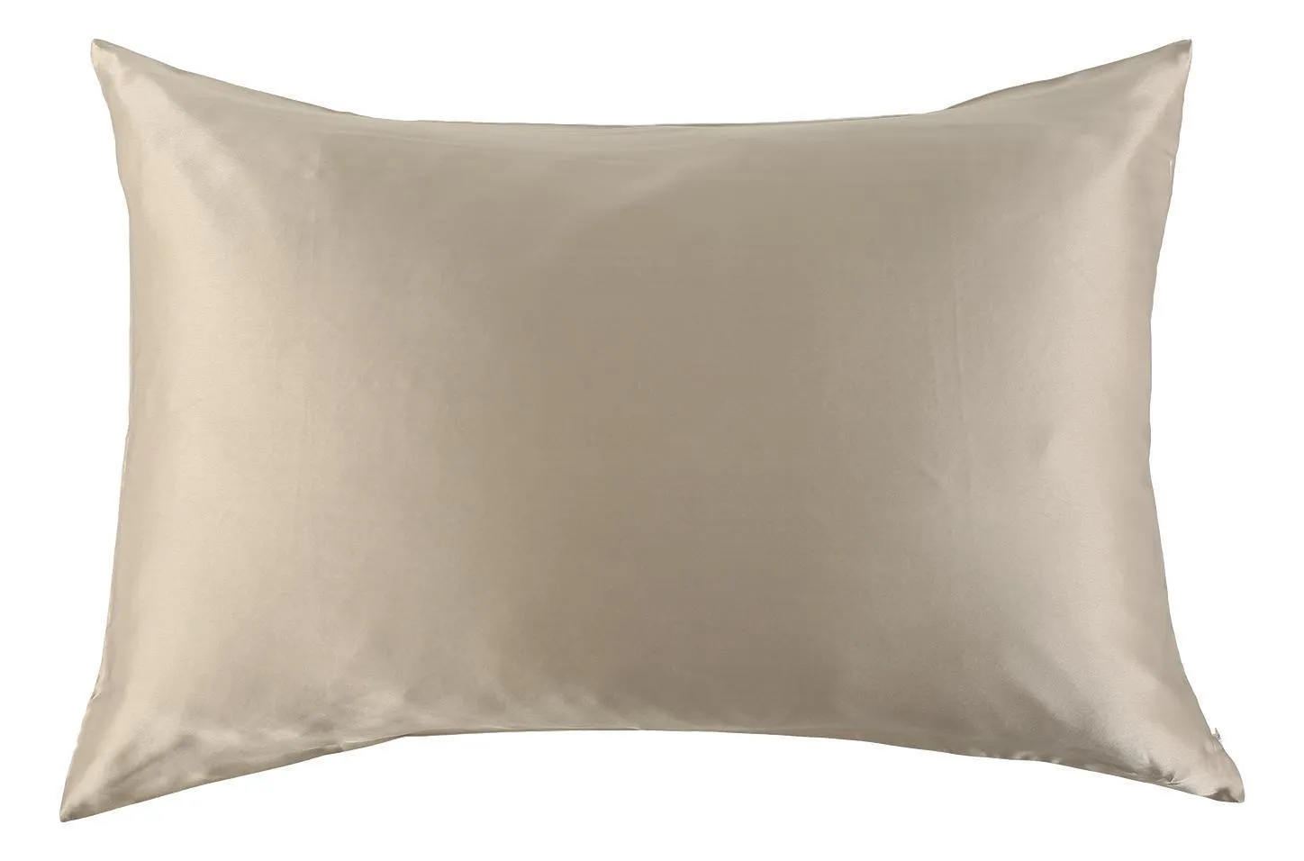 King Size - Silk Pillowcase Single-Sided with Cotton Underside Hidden Zipper
