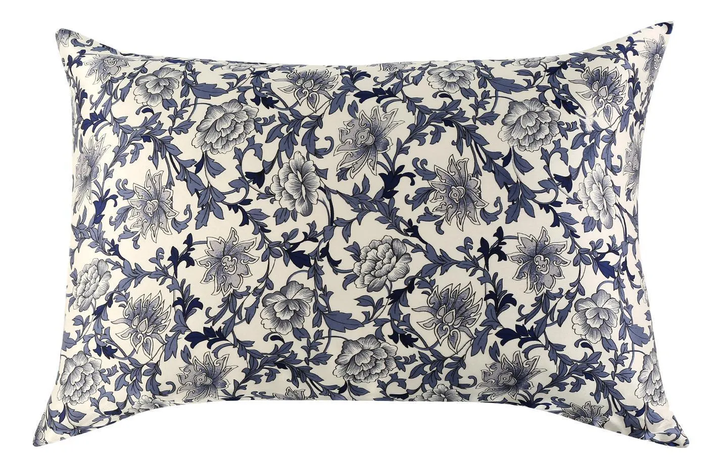 King Size - Silk Pillowcase Single-Sided with Cotton Underside Hidden Zipper